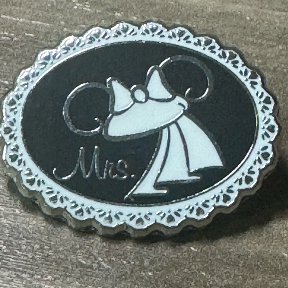 5/$25 Disney Bride Wedding Ear Hats Wife Mrs. Pin